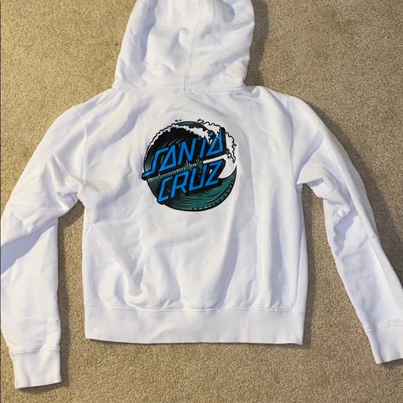 santa cruz wave dot hoodie